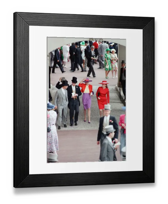 Framed Print : Prince Charles, Prince Andrew, Princess Diana and Sarah Ferguson