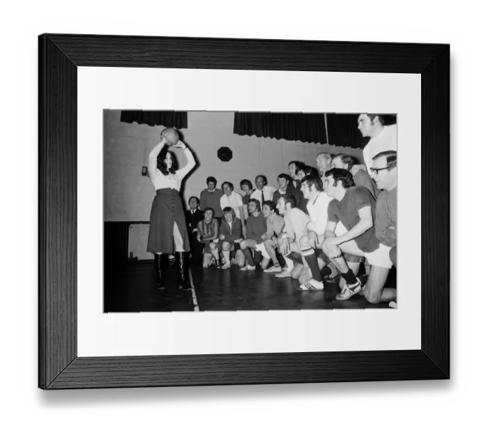 Framed Print : Jenny Prigg, 20, of Hendon Green, who is a trained remedial gymnast Framed Print : Jenny Prigg, 20, of Hendon Green, who is a trained remedial gymnast
