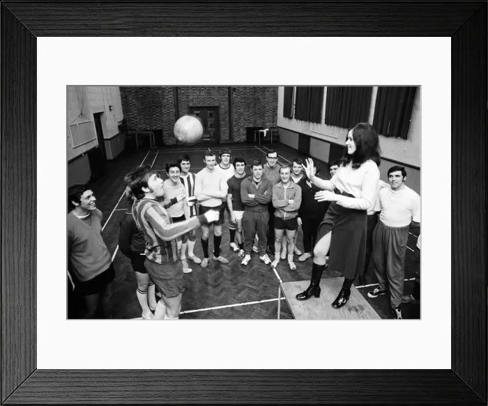 Framed Print : Jenny Prigg, 20, of Hendon Green, who is a trained remedial gymnast Framed Print : Jenny Prigg, 20, of Hendon Green, who is a trained remedial gymnast