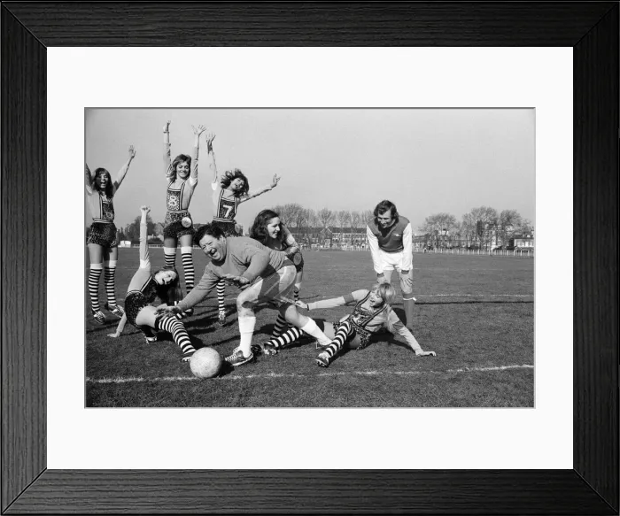 Framed Print : Billed as the worlds most beautiful football match, The Lumley Lovers v Framed Print : Billed as the worlds most beautiful football match, The Lumley Lovers v