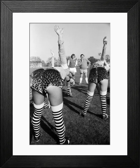 Framed Print : Billed as the worlds most beautiful football match, The Lumley Lovers v Framed Print : Billed as the worlds most beautiful football match, The Lumley Lovers v