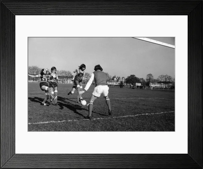 Framed Print : Billed as the worlds most beautiful football match, The Lumley Lovers v Framed Print : Billed as the worlds most beautiful football match, The Lumley Lovers v