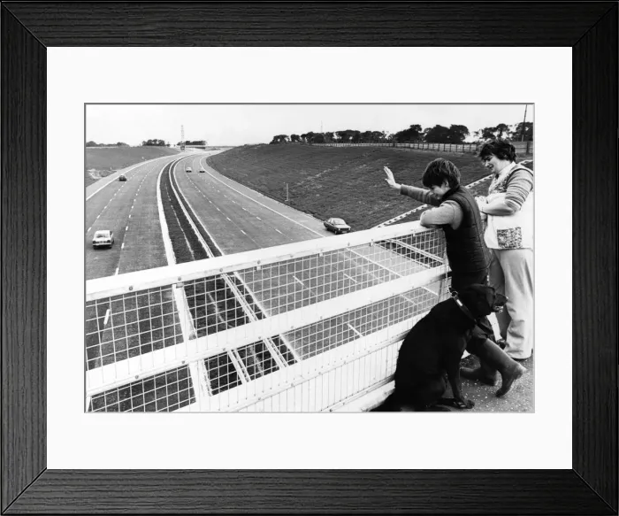 Framed Print : M58, new 6. 5 mile stretch from Aintree to Skelmersdale helps link North Merseyside to