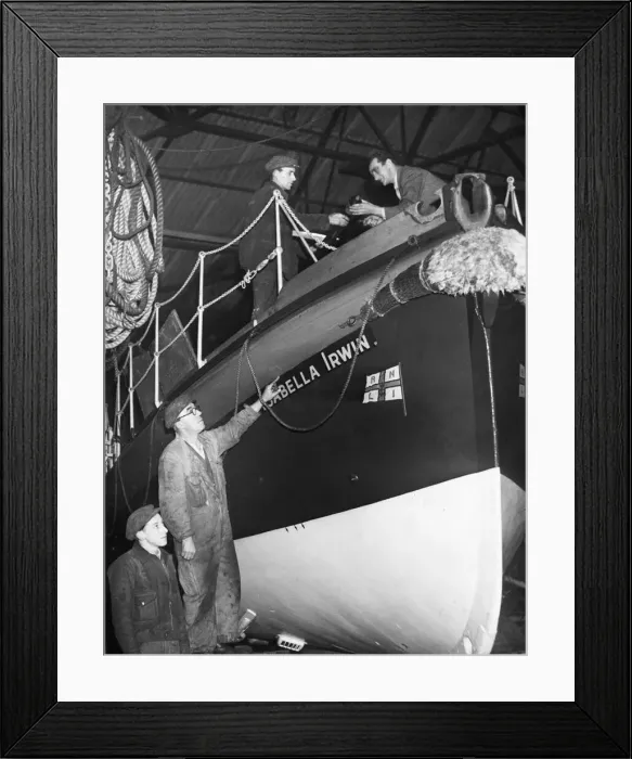 Framed Print : The Sunderland lifeboat Edward and Isabella Quinn Framed Print : The Sunderland lifeboat Edward and Isabella Quinn