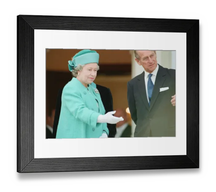 Framed Print : Queen Elizabeth II and Prince Philip pictured in Bonn during their state visit to Germany Framed Print : Queen Elizabeth II and Prince Philip pictured in Bonn during their state visit to Germany