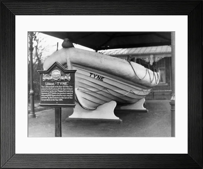 Framed Print : The South Shields lifeboat Tyne, pictured in 1932 Framed Print : The South Shields lifeboat Tyne, pictured in 1932