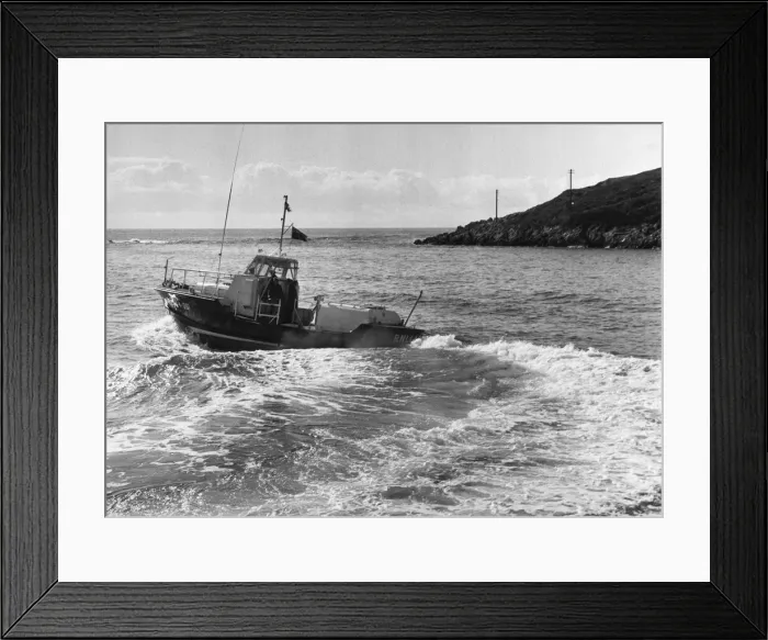 Framed Print : The American built lifeboat that is touring lifeboat stations around the British Isles Framed Print : The American built lifeboat that is touring lifeboat stations around the British Isles