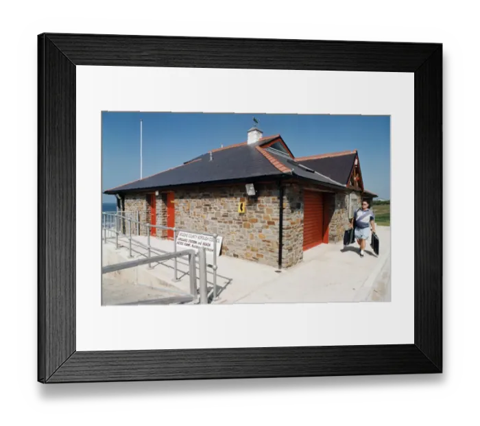 Framed Print : Gareth Davies, a captain at Rest Bay Lifeboat Station at Porthcawl. June 1997 Framed Print : Gareth Davies, a captain at Rest Bay Lifeboat Station at Porthcawl. June 1997