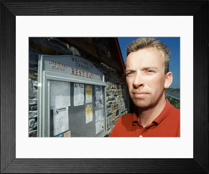 Framed Print : Gareth Davies, a captain at Rest Bay Lifeboat Station at Porthcawl. June 1997 Framed Print : Gareth Davies, a captain at Rest Bay Lifeboat Station at Porthcawl. June 1997