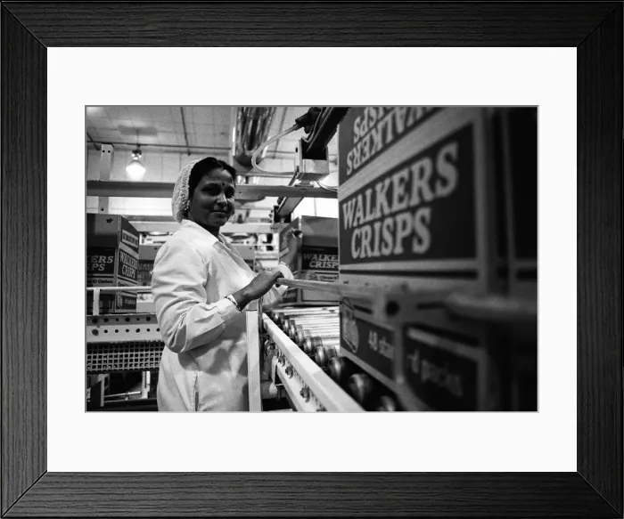Framed Print : Walkers Factory, Bursom Road, Leicester. 15th March 1988 Framed Print : Walkers Factory, Bursom Road, Leicester. 15th March 1988