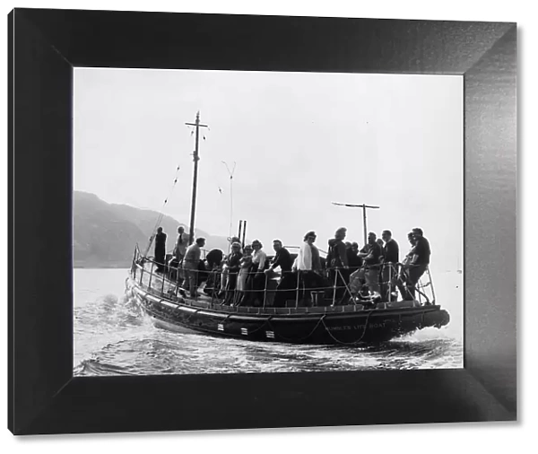 The Mumbles lifeboat. 3rd September 1964