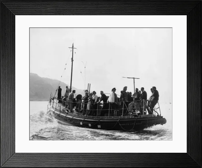 Framed Print : The Mumbles lifeboat. 3rd September 1964 Framed Print : The Mumbles lifeboat. 3rd September 1964