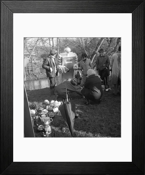 Framed Print : Nostalgia feature - The filming of TV series Do Not Adjust Your Set