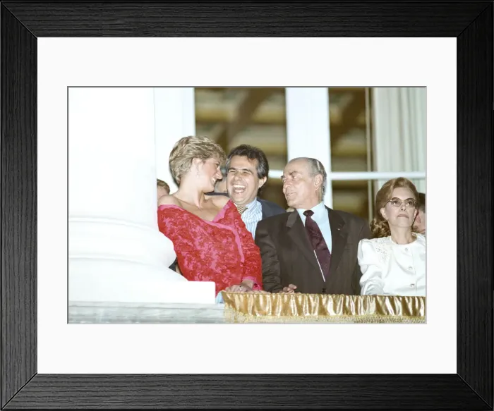 Framed Print : Diana Princess of Wales during her official to Brazil. April 1991 Framed Print : Diana Princess of Wales during her official to Brazil. April 1991