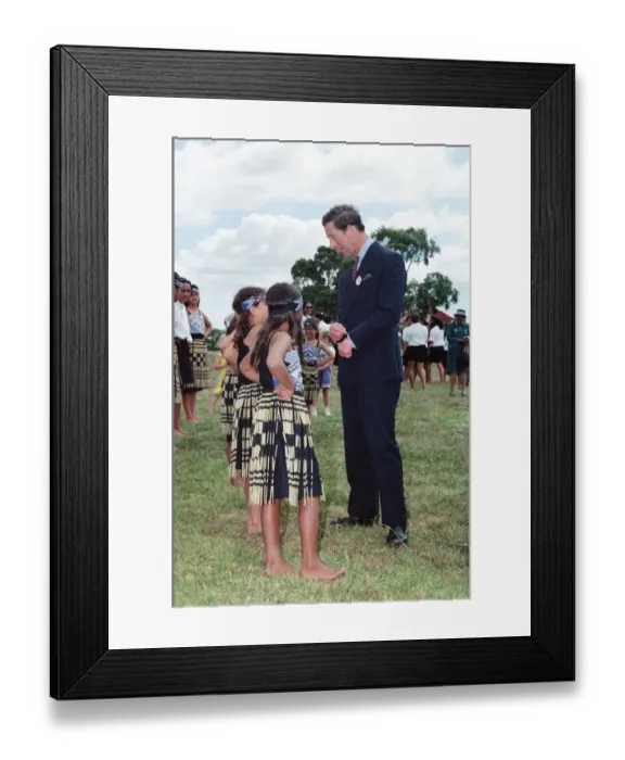 Framed Print : Prince Charles in Auckland, New Zealand. February 1994