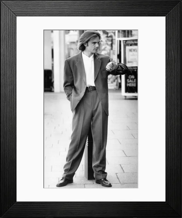 Framed Print : Male Fashions, Cambridge, November 1990, John Michie Framed Print : Male Fashions, Cambridge, November 1990, John Michie