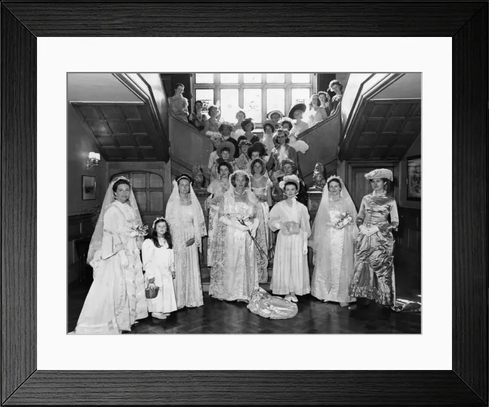 Framed Print : Edwardian Fashions Revisited, Cambridgeshire, 25th May 1966 Framed Print : Edwardian Fashions Revisited, Cambridgeshire, 25th May 1966