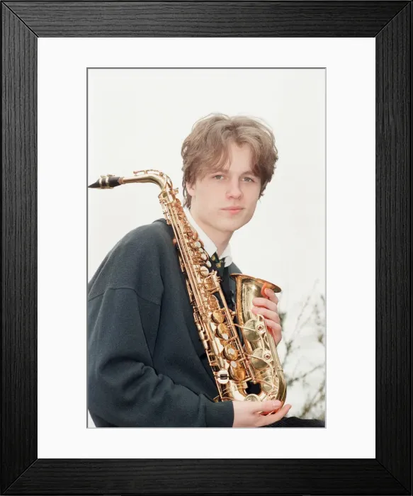 Framed Print : Felix Hughes, Saxophone Player from Ysgol Brynhyfryd School in Ruthin, Denbighshire Framed Print : Felix Hughes, Saxophone Player from Ysgol Brynhyfryd School in Ruthin, Denbighshire