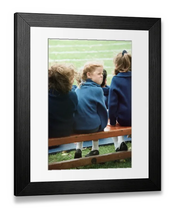 Framed Print : Princess Beatrice takes part in sports day at Upton House School, Windsor. 21st June 1994 Framed Print : Princess Beatrice takes part in sports day at Upton House School, Windsor. 21st June 1994