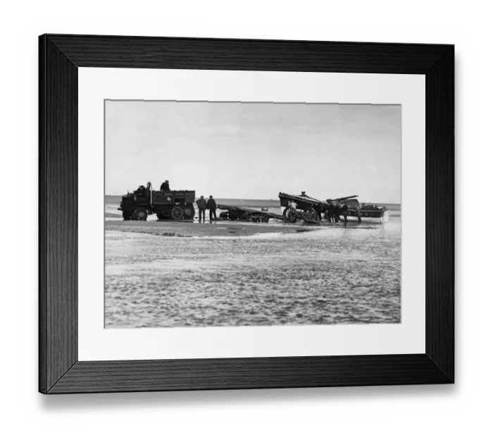 Framed Print : Hoylake lifeboat, which went aground shortly after being launched to go to the aid of a Framed Print : Hoylake lifeboat, which went aground shortly after being launched to go to the aid of a
