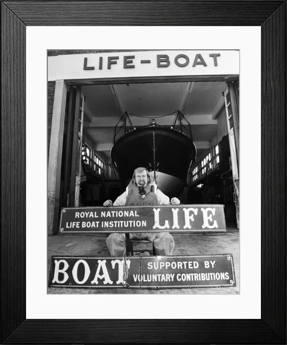 Framed Print : Two early reminders of RhylOs proud life-saving tradition have been found after