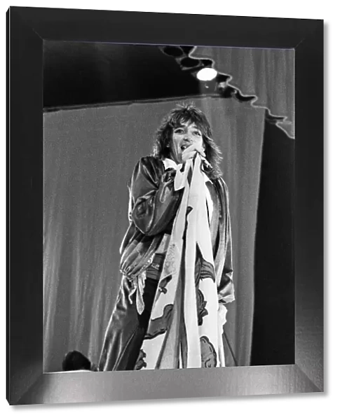 Rod Stewart performing on stage at the Edenhall just outside Amsterdam city centre