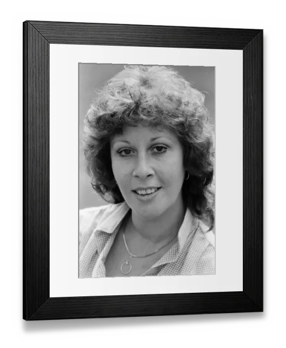 Framed Print : Singer Helen Shapiro in London. 13th September 1978 Framed Print : Singer Helen Shapiro in London. 13th September 1978