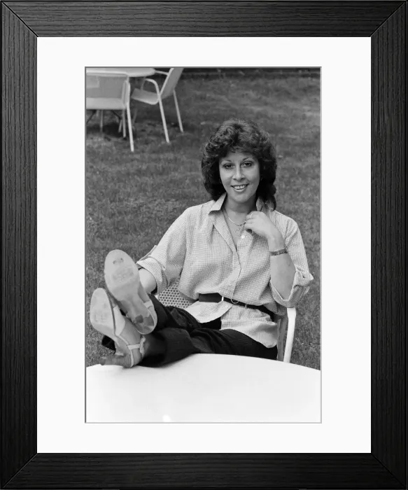 Framed Print : Singer Helen Shapiro in London. 13th September 1978 Framed Print : Singer Helen Shapiro in London. 13th September 1978