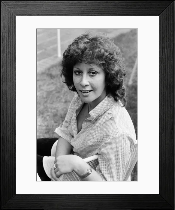 Framed Print : Singer Helen Shapiro in London. 13th September 1978 Framed Print : Singer Helen Shapiro in London. 13th September 1978