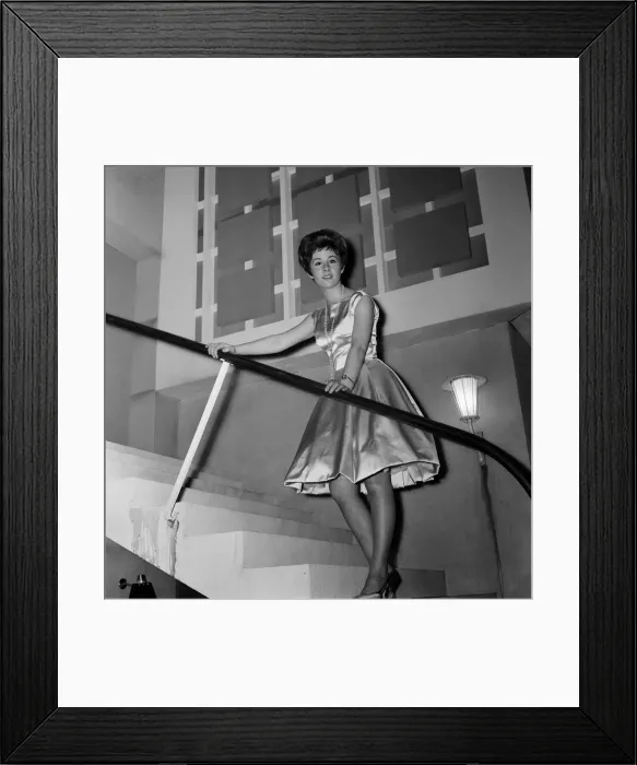 Framed Print : Fifteen year old Helen Shapiro pictured during the filming of Its Trad, Dad Framed Print : Fifteen year old Helen Shapiro pictured during the filming of Its Trad, Dad