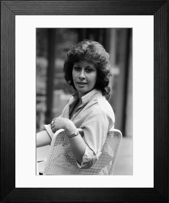 Framed Print : Singer Helen Shapiro in London. 13th September 1978 Framed Print : Singer Helen Shapiro in London. 13th September 1978