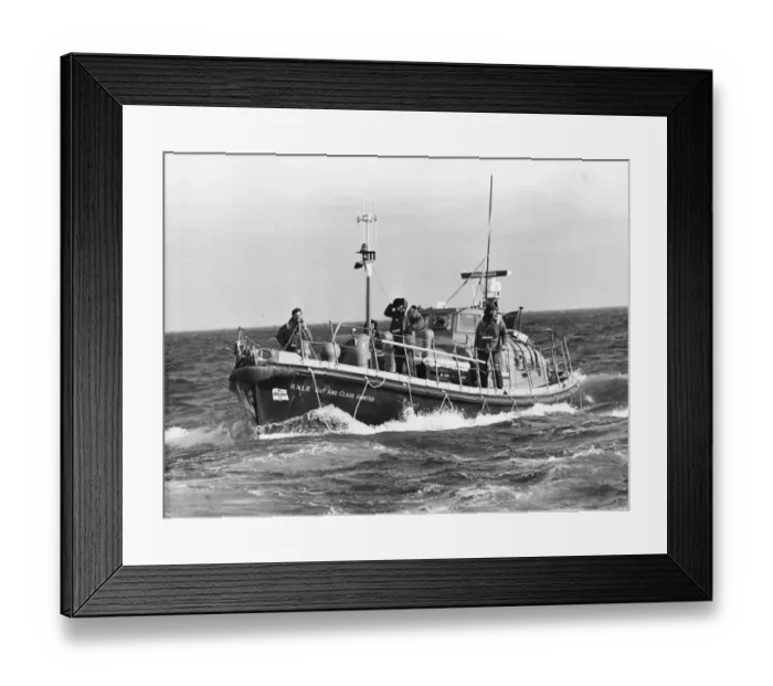 Framed Print : The Lifeboat Guy and Claire Hunter. 46. 90 feet (14. 30 m)