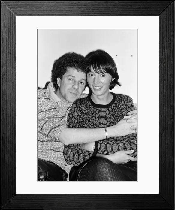 Framed Print : Singer Leo Sayer and his wife Jan. January 1984 Framed Print : Singer Leo Sayer and his wife Jan. January 1984