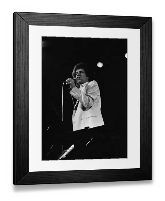Framed Print : Leo Sayer in concert. 19th December 1979 Framed Print : Leo Sayer in concert. 19th December 1979