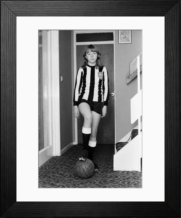 Framed Print : Debbie Euston, aged 10, from Basildon, who has been banned from playing for a boys Framed Print : Debbie Euston, aged 10, from Basildon, who has been banned from playing for a boys