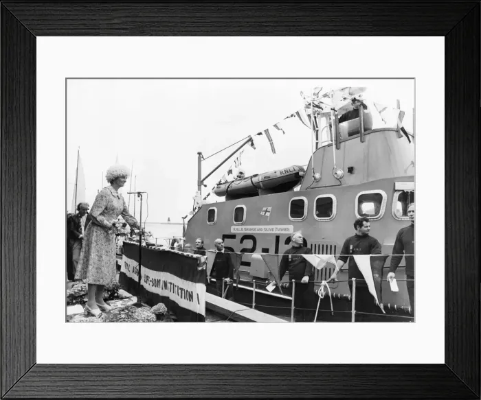Framed Print : The Tynemouth lifeboat George and Olive Turner
