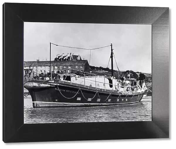 The Number 1 lifeboat of Padstow Station, the Joseph Hiram Chadwick