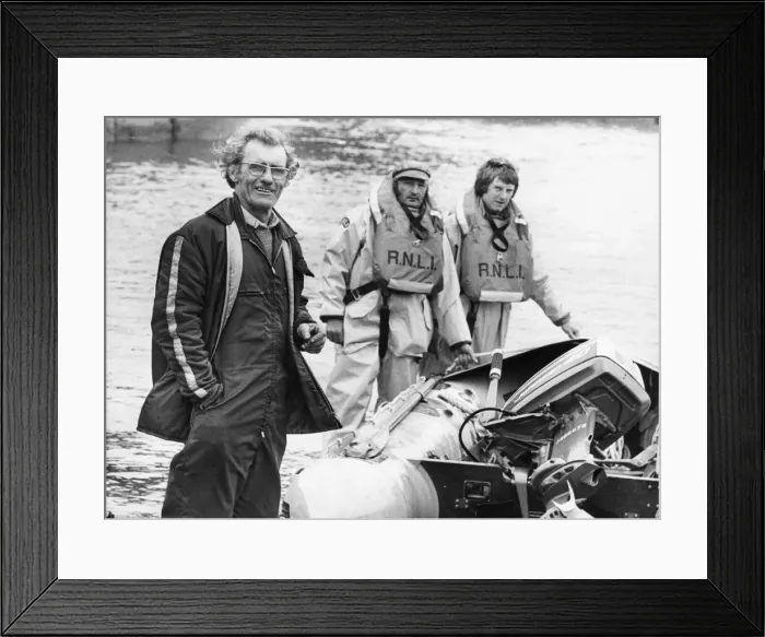 Framed Print : The Sunday Sun Lifeboat D. 228 stationed at Craster, Northumberland Framed Print : The Sunday Sun Lifeboat D. 228 stationed at Craster, Northumberland