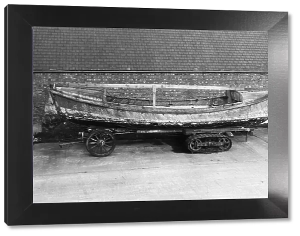 The Northumberland lifeboat Lizzie Porter, which entered service at Holy Island in 1909