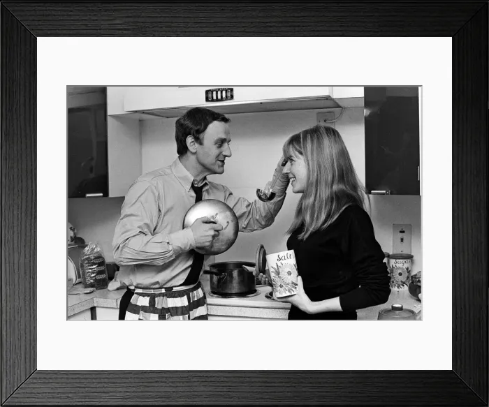 Framed Print : Actor John Thaw has been his own chef for many years. He sometimes thinks he is better Framed Print : Actor John Thaw has been his own chef for many years. He sometimes thinks he is better