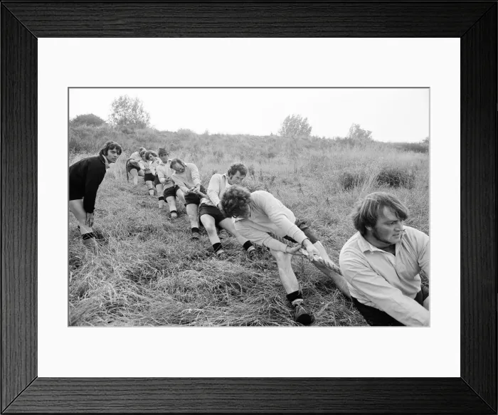 Framed Print : Tug of War Competition across the River Great Ouse aka Old West River in Stretham Framed Print : Tug of War Competition across the River Great Ouse aka Old West River in Stretham