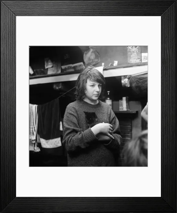 Framed Print : A group of young beachniks'living on a barge in Shoreham-by-Sea Framed Print : A group of young beachniks'living on a barge in Shoreham-by-Sea