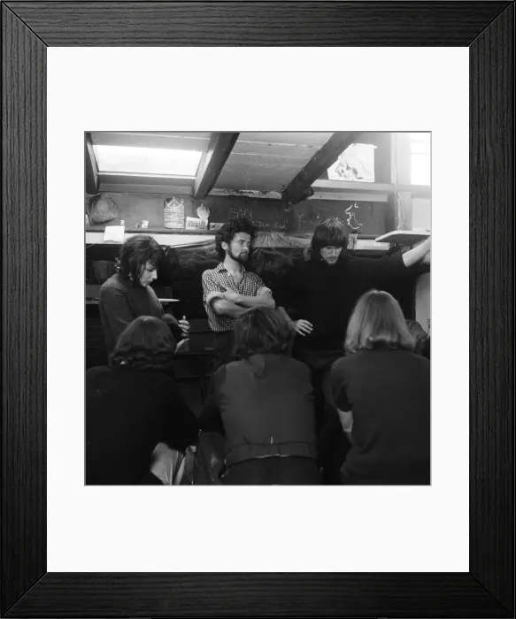 Framed Print : A group of young beachniks'living on a barge in Shoreham-by-Sea Framed Print : A group of young beachniks'living on a barge in Shoreham-by-Sea