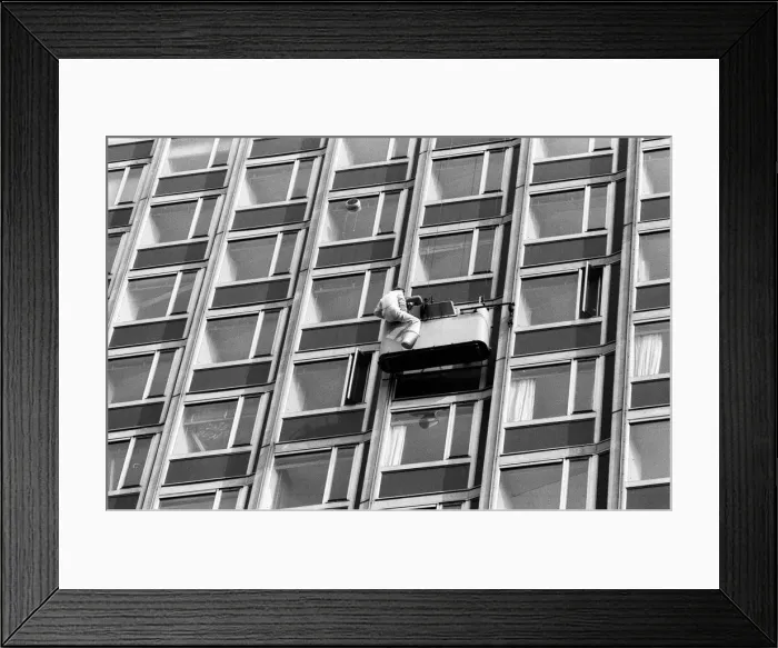 Framed Print : Actor Michael Crawford filming scenes for the BBC series Some Mothers Do Framed Print : Actor Michael Crawford filming scenes for the BBC series Some Mothers Do
