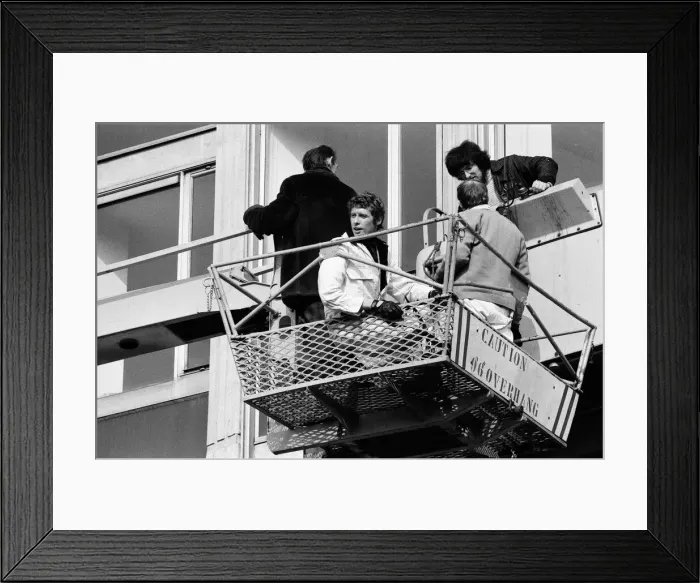Framed Print : Actor Michael Crawford filming scenes for the BBC series Some Mothers Do Framed Print : Actor Michael Crawford filming scenes for the BBC series Some Mothers Do