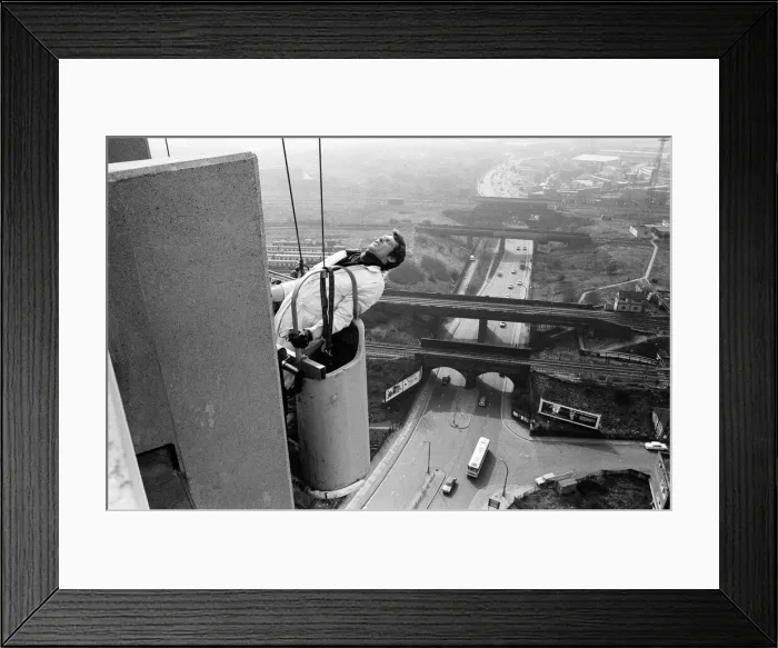 Framed Print : Actor Michael Crawford filming scenes for the BBC series Some Mothers Do