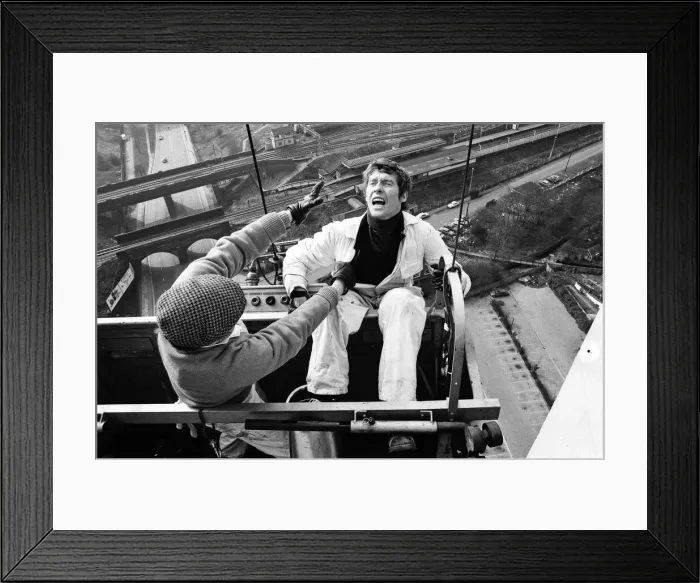Framed Print : Actor Michael Crawford filming scenes for the BBC series Some Mothers Do Framed Print : Actor Michael Crawford filming scenes for the BBC series Some Mothers Do
