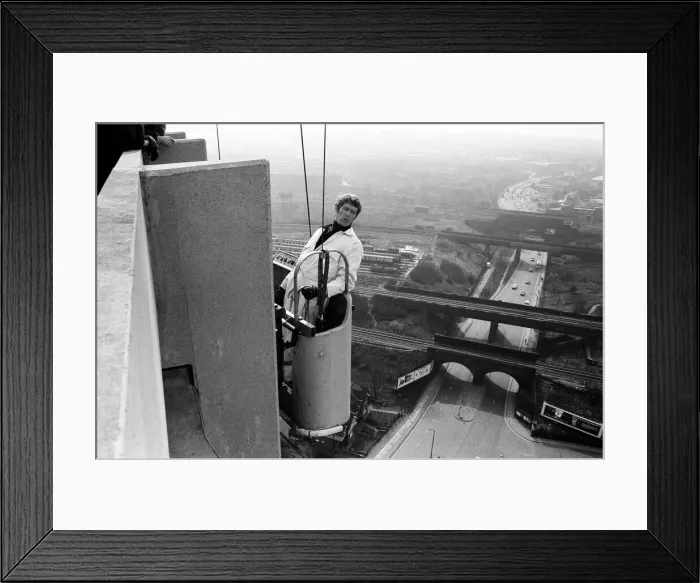 Framed Print : Actor Michael Crawford filming scenes for the BBC series Some Mothers Do Framed Print : Actor Michael Crawford filming scenes for the BBC series Some Mothers Do