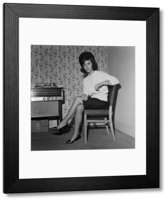 Framed Print : 17 year old pop singer Helen Shapiro. 2nd June 1964 Framed Print : 17 year old pop singer Helen Shapiro. 2nd June 1964