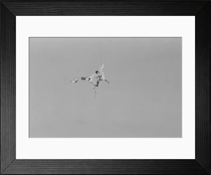 Framed Print : Actor Michael Crawford pictured during filming of a Christmas special of the BBC